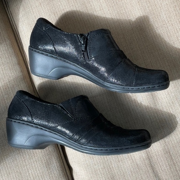 Clarks Channing Kim Black Lizard nib - Picture 4 of 5